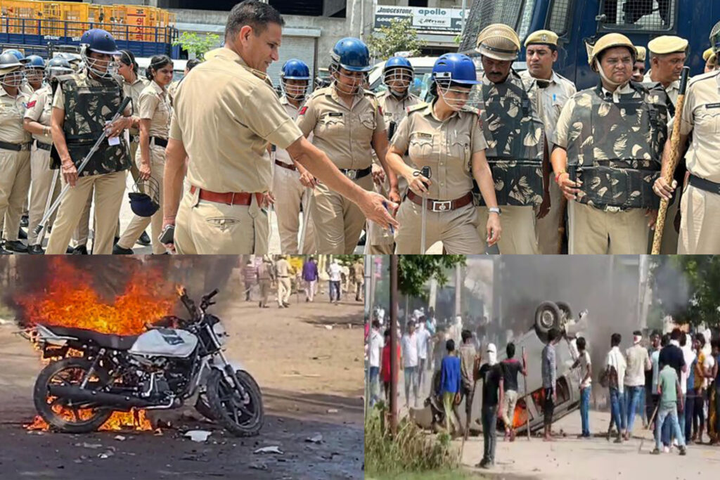 हरियाणा हिंसा : नूँह में हिंसा के बाद पुलिस करवाई ने पकड़ा ज़ोर, 22 FIR, 15 Arrest और 150 लोगों से की पूछताछ